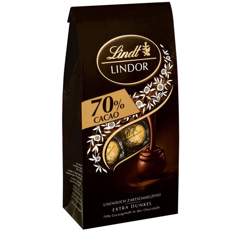 Lindt Lindor Kugeln 70 Cacao Feinherb 136g Online Kaufen Im World Of