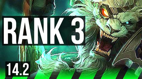 RENGAR Vs BRAND JNG Rank 3 Comeback 8 Solo Kills Dominating NA