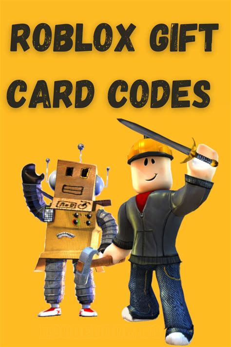 Roblox Gift Card Codes Artofit