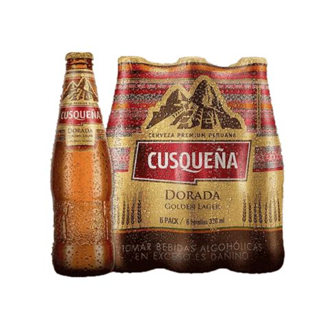 Cerveza Cusqueña Dorada Six Pack Botella 330 ml