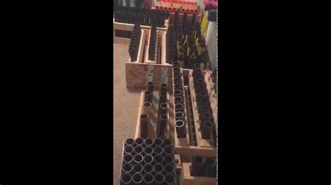 My Fireworks Mortar Racks Youtube