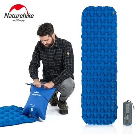 Naturehike Colch O De Ar Infl Vel Ultraleve Camping Mat Cama De Dormir