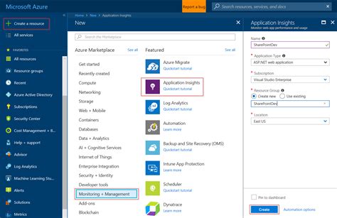 Monitor A Sharepoint Site With Application Insights Azure Monitor Microsoft Learn