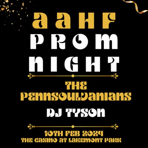 Central PA Ticket | AAHF Prom 2024