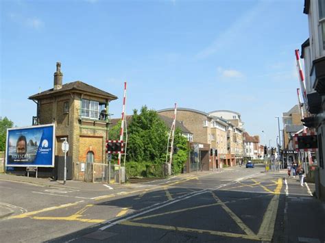 Level Crossing In Crawley © Malc Mcdonald Geograph Britain And Ireland