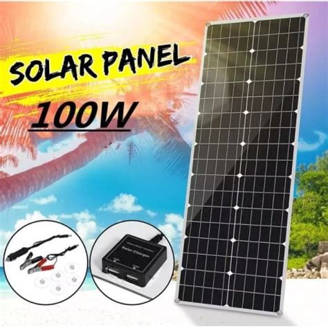 Jual Solar Panel Flexible Panel Surya Wp Dual Output Usb X Cm