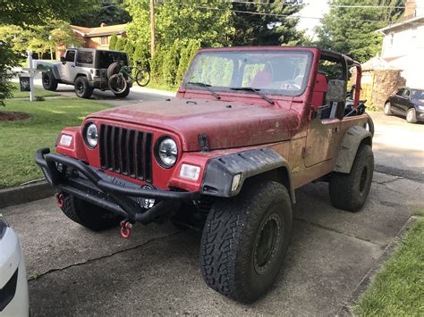 Quadratec Winch Ready Bull Bar Front Bumpers For 97 06 Jeep Wrangler Tj And Unlimited Quadratec