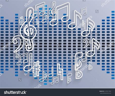 Abstract Music Background Vector Illustration Stock Vector (Royalty ...