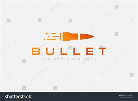 Bullet Logo Design Modern Bullet Shot Stock Vector (Royalty Free ...