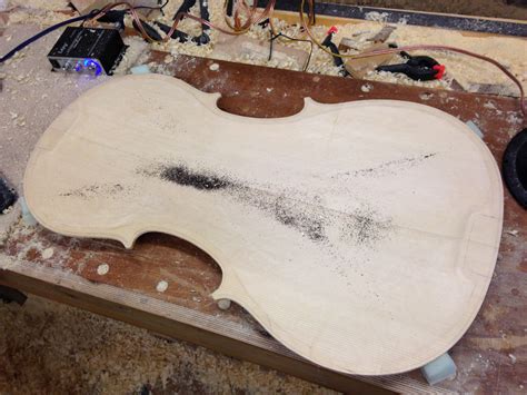 Cello week 6 - Plate tuning - Alabaster Handcrafted Instruments