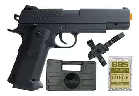 Pistola Airsoft V Full Metal Spring Vigor Mm K Frete Gr Tis