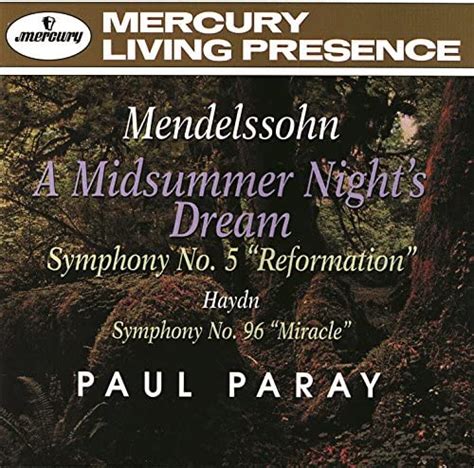 Amazon Mendelssohn A Midsummer Night S Dream Symphony No 5