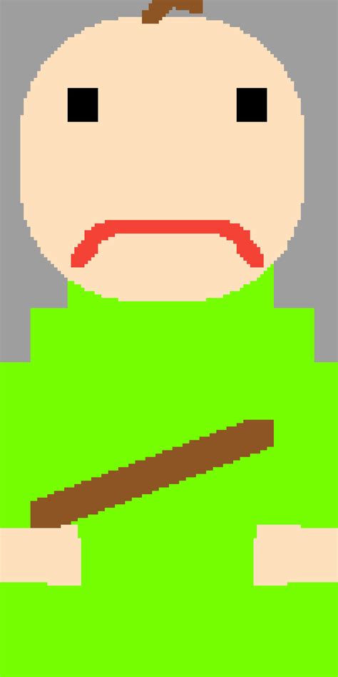 Editing Baldi slapping his ruler - Free online pixel art drawing tool ...