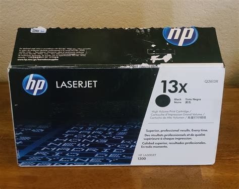 HP 13X Q2613X Black Toner Cartridge LaserJet Printer Open Box Toner