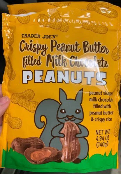 Trader Joe S Crispy Peanut Butter Filled Milk Chocolate Peanuts