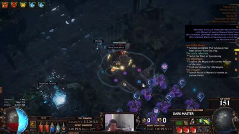 Live Path Of Exile HARVEST Spellslinger VD DD Necro 10 Akt