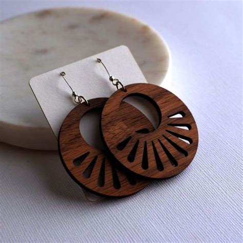 Laser Cut Wood Jewelry Wood Jewelry Diy Wood Jewelery Laser Cut Wood