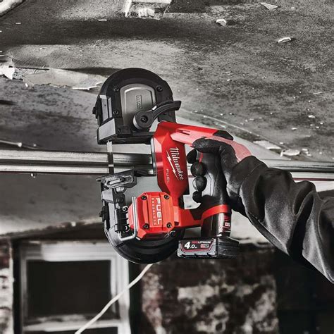 Milwaukee M12 FUEL FBS64 402C 12v Sub Compact Brushless Bandsaw Inc 2x