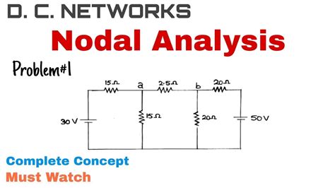 Nodal Analysis Complete Concept And Problem Most Important