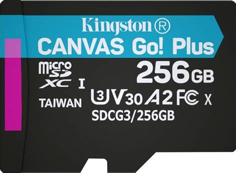 Kingston Карта памяти Canvas GO Plus 256 ГБ (SDCG3/256GBSP) - купить с ...