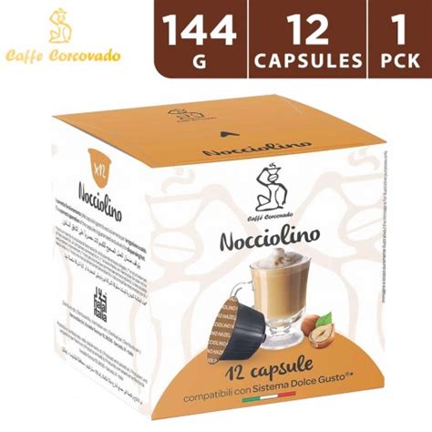 Buy Caffe Corcovado Dolce Gusto Nocciolino Capsule G Capsules