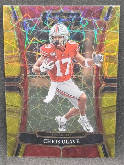 2023 SELECT DRAFT Picks Chris Olave GOLD LAZER #61 Ohio State / Saints ...