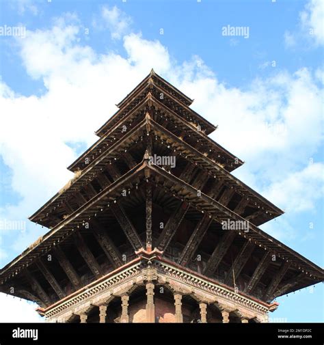 Hindu temple in Bhaktapur, Nepal Stock Photo - Alamy