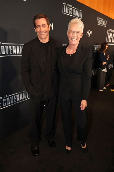 Jake Gyllenhaal And Jamie Lee Curtis At Guy Ritchies The Covenant Los