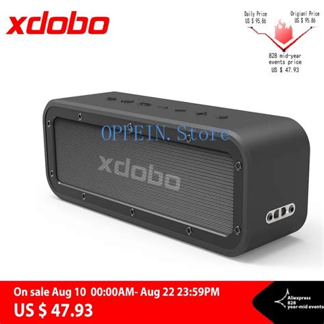 XDOBO Wake 1983 50W Bluetooth Speaker Subwoofer Super Bass IPX7