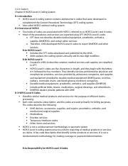 Chapter Hcpcs Level Ii Coding System Notes Docx Code It