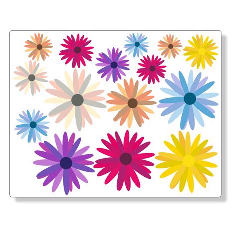 Bloemen Stickerset Fullcolor Groot