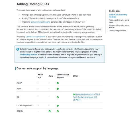 Can I add some custom rules for C++ in sonarqube - SonarQube Server / Community Build - Sonar ...