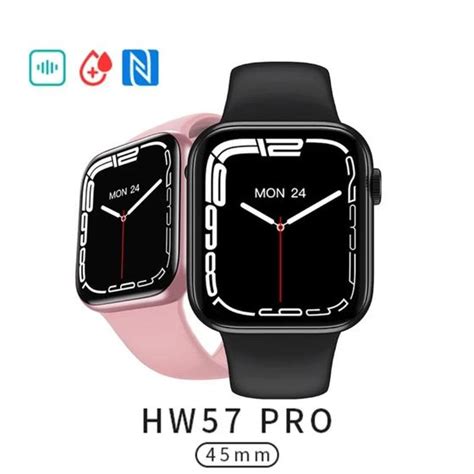 Relógio Masculino Feminino Inteligente Smartwatch Hw57 Pro Nfc Tela