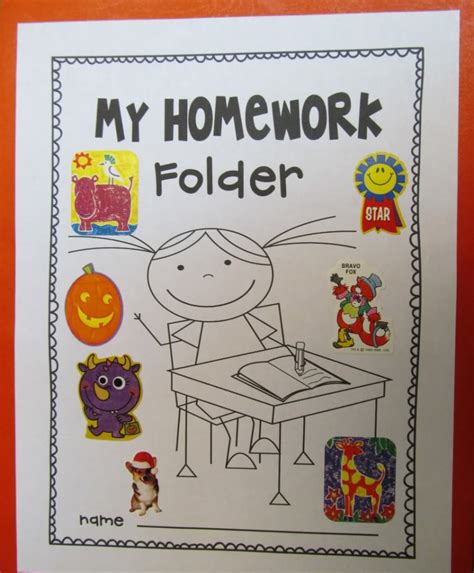 Free Printable Homework Folder Cover - Free Templates Printable