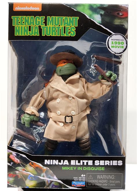 TMNT Teenage Mutant Ninja Turtles Mikey In Disguise Elite Series Action ...