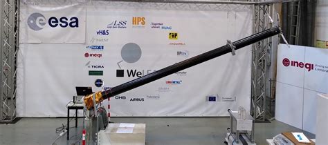 Esa Cimr Antenna Boom During Deployment Testing