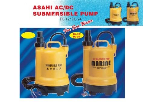 Asahi Dl 24a Marine Dc 24v Battery Submersible Pump For Sea Water