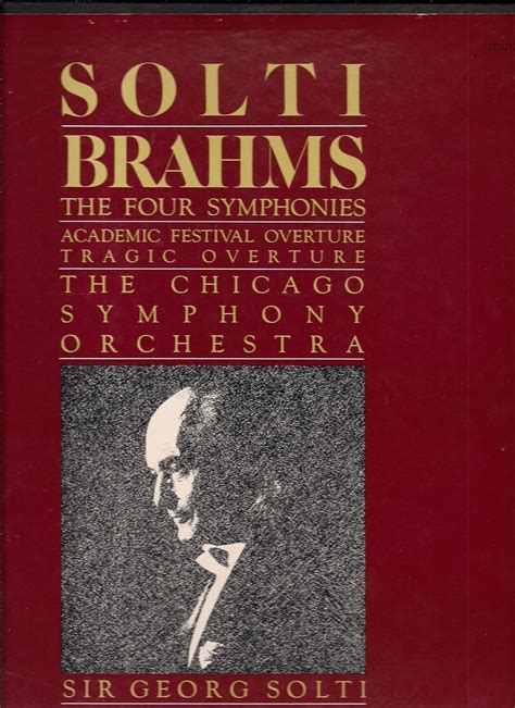 Amazon Johannes Brahms The Four Symphonies Box Set Of