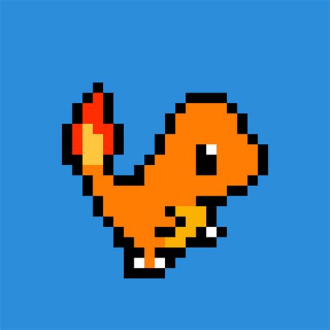 Charmander pixel art GIF by twist-art on DeviantArt