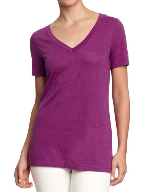 Relaxed V Neck Tee For Women Old Navy