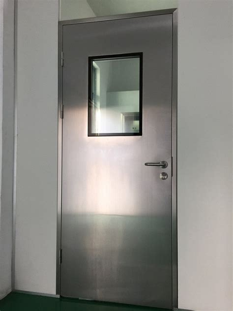 Clean Room Stainless Steel Door Thickness 50 Mm Material Grade