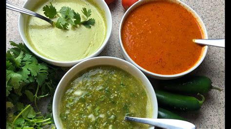 Top Salsas Para Tacos Salsas Mexicanas Facil Y Rapidas Youtube