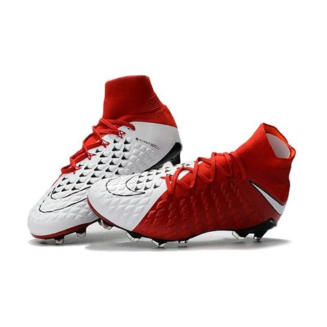 New 2017 Nike Hypervenom Phantom 3 Df Fg Acc Soccer Cleats Red White