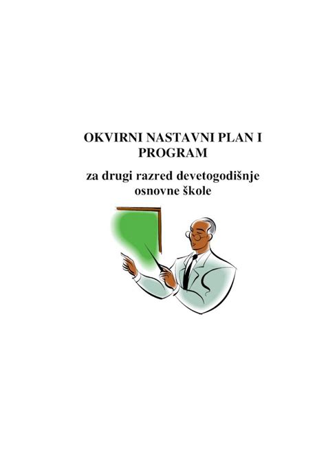 Pdf Nastavni Plan I Program Za Razred Dokumen Tips