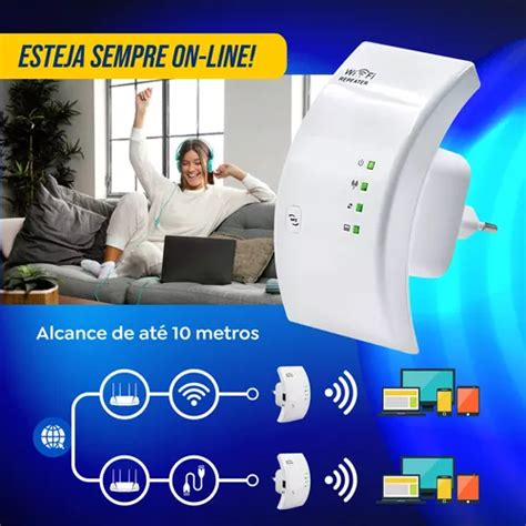 Repetidor Wifi Sinal Wireless Amplificador Extensor Potente Venda Em