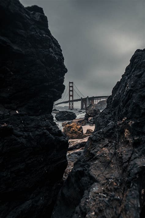 Rocks Stones Bridge River Shore Hd Phone Wallpaper Peakpx