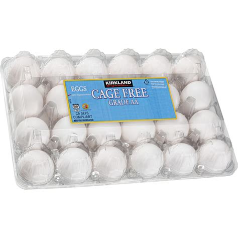 Costco Kirkland Signature Cage Free Eggs Usda Grade Aa Extra Large