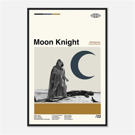 Moon Knight Poster, Moon Knight Movie Poster, Album Film Poster - Citiesbox