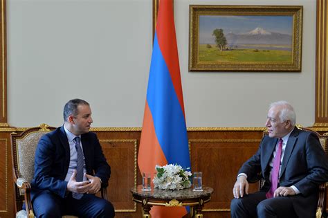 President Vahagn Khachaturyan Received The Ra Minister Of Economy Vahan