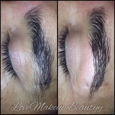 men's eyebrow threading before and after - Beverlee Hartwell